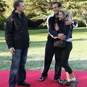 Still of Phil Keoghan Danielle Turner and Eric Sanchez in The Amazing Race Low to the Ground Thats My Technique 2007