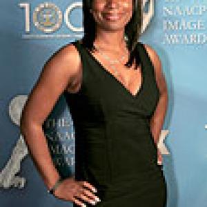 Anise Fuller arrives at the 40th NAACP Image Awards at the Shrine