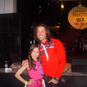 Elizabeth Small American Idol Camp Spokeskid with Ace Young