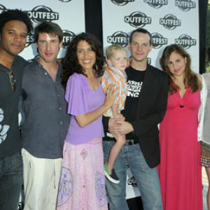 Melanie Lynskey, Kathy Najimy, Lisa Edelstein, Peter Paige, Marc Anthony Samuel and Christopher Racster at event of Say Uncle (2005)