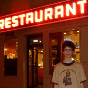 John Rebello, Seinfeld's restaurant, New York