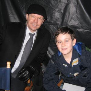Donnie Wahlberg set of Blue Bloods