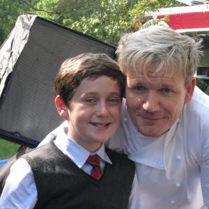 Chef Gordon Ramsay set of Acura commercial