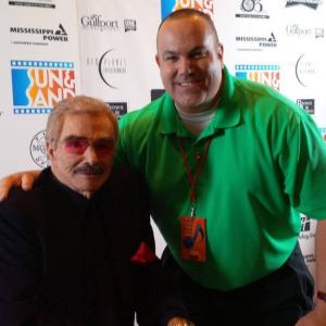 Burt Reynolds and I October 22 2014  Premiere of Category 5 at the 2014 Sun and Sand Film and Music Festival  Gulfport MS
