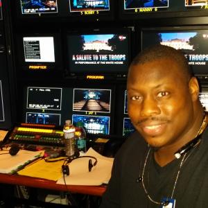 Chet Brewster technical director in HD Video truck for the A Salute to the Troops TV Special November 1 2014