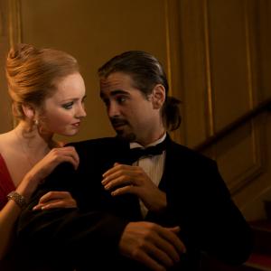 Still of Colin Farrell and Lily Cole in The Imaginarium of Doctor Parnassus (2009)