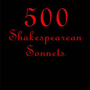 Front cover to Smith's 2012 book: '500 Shakespearean Sonnets'