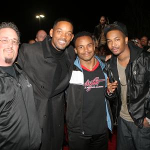 Robert W Evans, Will Smith, Jermaine Andre, and Chingy.
