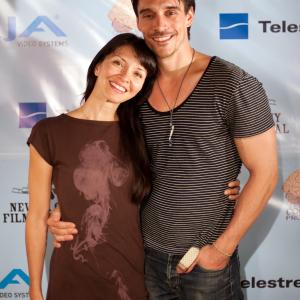 Director Philipp Wolter & Actress/Producer Michelle Glick at The Nevada City Film Festival (2010)