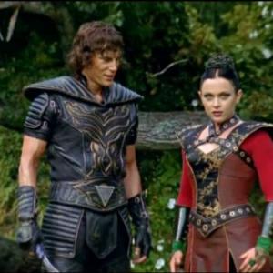 Still of Bede Skinner and Holly Shanahan in Power Rangers Jungle Fury 2008