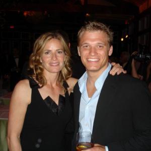 With Elisabeth Shue at the Gracie premire in NYC