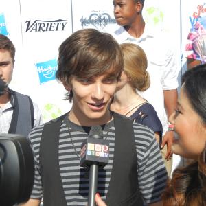 Andy Pessoa on the Red Carpet, Variety's Power of Youth Event, 2013.