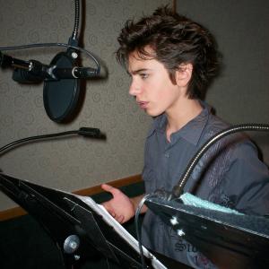 Andy in recording session of TRANSFORMERS PRIME.
