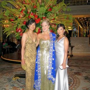 Tammy Barr and other guests attending Prince Alberts Bal de lEte Princes of Rajasthan in Monte Carlo Monaco on June 23 2012