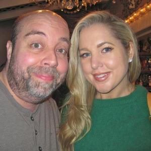 Tammy Barr with David H. Lawrence Xvii while filming TnT