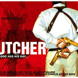 CW Crowe Jr modeling for preliminary artwork The Butcher 2007