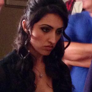 Reem Kadem as the vixen & mistress, Neelima on the set of 