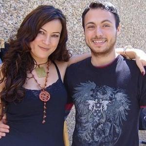 on the set of The Initiation of Sarah with Jennifer Tilly