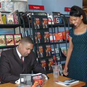 Frances and rising star/friend Eriq F. Prince at the book signing of 