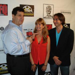Gerard Bianco Jr. and Nikki Gold at IFQ Festival in Hollywood, talking about 