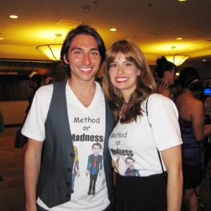 Gerard Bianco Jr and Nikki Gold attend LA Web Fest and promote their series Method or Madness