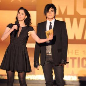 Sarah Silverman and Adam Lambert at event of 15th Annual Critics Choice Movie Awards 2010