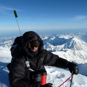 Mt McKinley Expedition  On The Summit Of North America