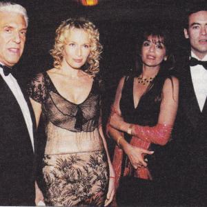 with Anthony Delon and Estelle Hallyday, CANNES