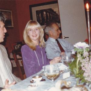 with my uncle film director Elia Kazan and his wife Frances NY