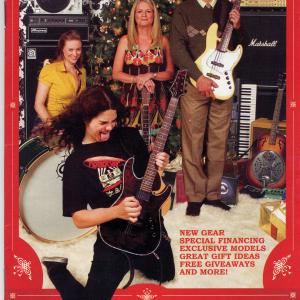 Guitar Center holiday catalog Cover pageRonnie Connell