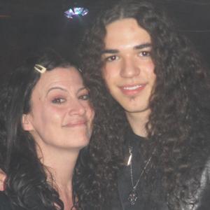 Tribute to Mike Starr (bass player-Alice in Chains)concert, April 4 2011, Beverly Hills. Ronnie Connell-drums (who bares incredible resemblance to Mike Starr) and sister of Mike Starr, Melinda.