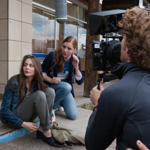 Willa Holland and Elise Eberle in Tiger Eyes 2012