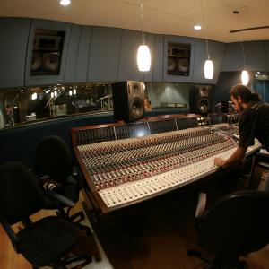 Alex is preparing the neve for the film scoring session of El Pescador