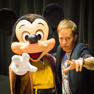 James Arnold Taylor and Jedi Mickey