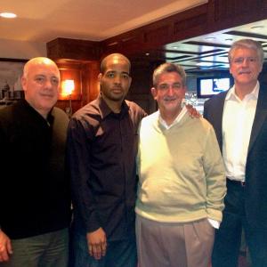 Still of Producers: Scott M. Rosenfelt, Kirk Fraser, Ted Leonsis, and Rick Allen at Washington Wizard Game