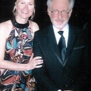 Shana Carr and Steven Spielberg at the 6th Annual VES Awards (Feb. 10, 2008)Kodak Grand Ballroom, Hollywood. Steven received the VES Lifetime Achievement Award at this event.