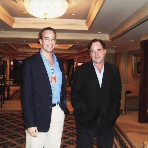 Director Oliver Stone and actor Troy McFadden