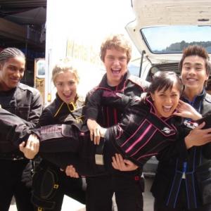 On set of Power Rangers Operation Overdrive