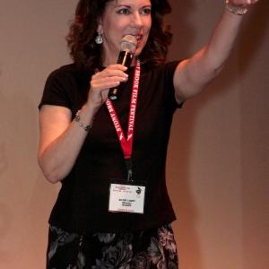 Kathi at the QA for her awardwinning short film Worth at the Stony Brook Film Festival 2010