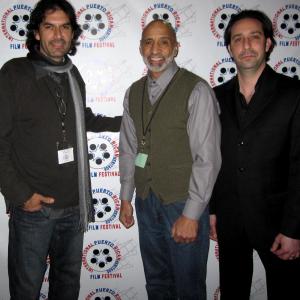 William Rosario Gray Cruz Cottes and Bill Sorice at the 1st Annual International Puerto Rican Heritage Film Festival