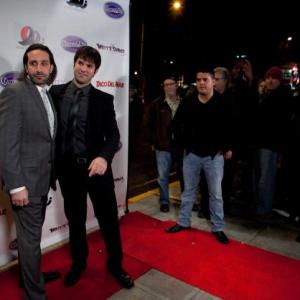Matts Chance Seattle premier Director Nicholas Gyeney and actor Bill Sorice walk the red carpet during the premiere of the locallyfilmed movie Matts Chance on Thursday October 25 2012 at the Egyptian Theater in Seattle