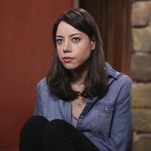 Still of Aubrey Plaza in Parks and Recreation 2009