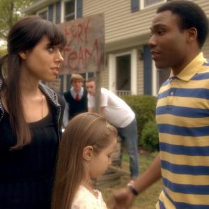 Still of Aubrey Plaza and Donald Glover in Mystery Team 2009