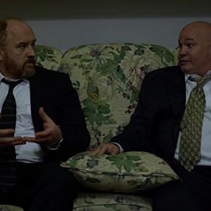 Still of Louis CK and Robert Kelly in Louie Bobbys House 2015