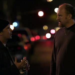 Still of Louis CK and Doug Stanhope in Louie 2010