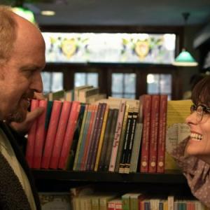 Still of Parker Posey and Louis CK in Louie 2010