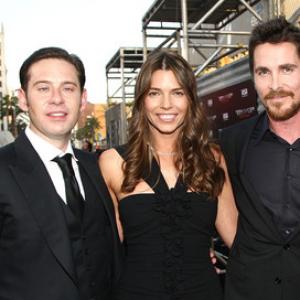 Red Carpet at the Terminator Salvation LA premiere. From left: Derek Anderson, Sibi Blaic and Christian Bale