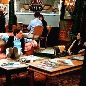 Although I worked in only 1 Ep of Friends as a patron of the Coffee Shop, I actually appeared in all episodes of its 1st season because my clip was used in the opening credits every week. This put a smile on my face each week for the entire season.