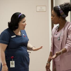 Still of Alex Borstein and Niecy Nash in Getting On (2013)