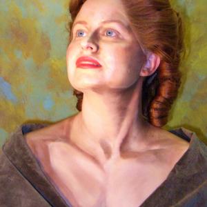 I had to recreate a portrait of Kathleen Ferrier by Maurice Codner onto a model and photograph it